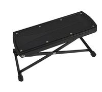 BESTonZON Guitar Metal Pedal Footstool, Thickened Non-Slip Surface with 6-Level Adjustable Height, Sturdy Guitar Foot Rest for Practice and Performance in Home or Studio