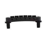 BESTonZON Guitar Parts Roller Saddle Bridge Studs Wide Edge for Electric Guitars Plated Coating