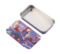 BESTonZON Guitar Pick Storage Box Plectrum Organizer for Acoustic Guitars Metal Plectrum Storage Case