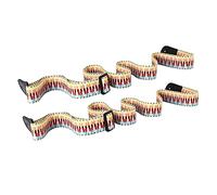 BESTonZON Guitar Shoulder Strap Ukulele Strap Ethnic Style Rainbow Design Sturdy Small Guitar Sling Adjustable for Home Outdoor Music-Making Accessories