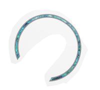 BESTonZON Guitar Sound Hole Rosette Decal Sticker 3d Self-adhesive Inlay for 38-inch Acoustic and Classical Folk Guitars Decorative Edge Trim Compatible with Ukulele