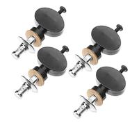 BESTonZON Guitar Tuner Acoustic Ukulele Tuning Pegs Metal Keys Replaceable Strings Tuning Pegs for Ukulele Small Round Handle Fast