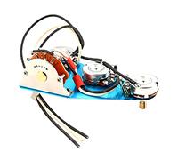 BESTonZON Guitar Wiring Control Plate Way Configuration Easy to Install Accessory for Electric Guitars and Musicians