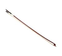 BESTonZON Half Violin Bow with Horse Hair Ebony Frog Sandalwood for Beginner Practice Schools and Music Training Institutions