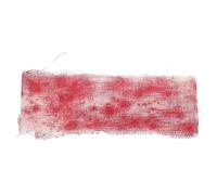 BESTonZON Halloween Bloody Gauze Strip Creepy Cloth Prop for Haunted House Decoration and Warning Isolation Stretchable Spooky Blood Stained for Indoor Outdoor Halloween Party Atmosphere