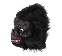 BESTonZON Halloween Gorilla Head Mask Scary Animal Costume Party Supplies Lightweight Comfortable One for Cosplay Masquerade Balls Carnivals