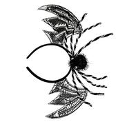 BESTonZON Halloween Spider Headband with Bat Wings Lightweight Comfortable Spider Hair Hoop for Halloween Parties Stage Performance Costume Events Suitable for Adults