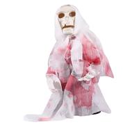 BESTonZON Halloween Walking Ghost Doll Sound Activation Realistic Scary Decoration for Haunted Houses and Parties Battery Not Included