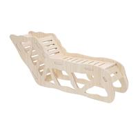 BESTonZON Hamster Ladder Climbing Ramp Multipurpose Wooden Hideout for Small Pets for Hamsters Guinea Pigs Rats Rabbits Durable Wear Resistant Design for Healthy Activity and Relaxation