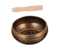 BESTonZON Hand Crafted Sound Bowl Yoga Meditation Set Pure Sound for Mindfulness Relaxation