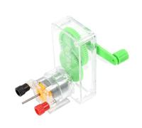 BESTonZON Hand Crank Generator DIY Electricity Kit for Physics Experiments Safe and Stem Power Tool for Student Science Education and Classroom Learning