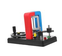 BESTonZON Hand Cranked Dc Generator Portable Electricity Experiment Apparatus for Science Education for Practical Learning and Physical Electricity Experiments Lightweight and Easy to Use