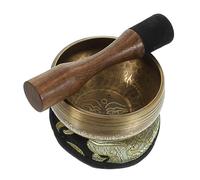 BESTonZON Handmade Meditation Buddha Sound Bowl for Yoga and Relaxation Singing Bowl Manual Tapping for Mindful Practice