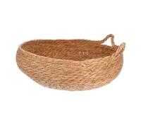 BESTonZON Handwoven Cat Bed Natural Pet Nest for Cats Small Aesthetic Round Woven Basket for Indoor Use All Season Comfort Versatile Play Space Safe Stylish Pet House