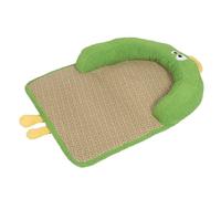 BESTonZON Handwoven Rattan Cooling Mat with Pillow for Dogs and Cats Breathable Summer Sleeping Pad Non-slip Pet Cooling Pad Easy to Clean and Fit for Pets