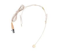 BESTonZON Head-mounted Ear-hook Condenser Microphone with Xlr 3-pin for Voice Amplifier, Directional Wired Mic for Tour Guides and Public Speaking, Flesh Tone Design