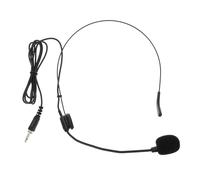 BESTonZON Head-mounted Wired Microphone with Unidirectional Pickup and Comfortable Design, Lightweight Plastic and Iron Build, for Live Streaming, Interviews, and Recording