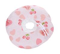 BESTonZON Heart Shape Printed Cat Elizabethan Collar Pink S Scratch Protective Pet Cone with Stress Design Durable PP Cotton for Cats and Dogs