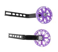 BESTonZON Heavy Duty Bike Training Wheels with Flashing Stabilizers Tool Easy Install Auxiliary Support for Bicycle Balance Shock Absorbing Brackets for Safe Riding Learning