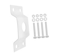 BESTonZON Heavy Duty Solar Panel Mounting Bracket for Light Posts Sturdy Outdoor Pole Rack with Secure Installation Weather-Resistant Lamp Post Mount for Solar Garden and Street Lighting