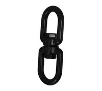 BESTonZON Heavy Duty Stainless Steel Double Swivel Ring Hook for Hammock Chairs and Web Tree Swings Smooth Rotation Hanging Accessory Compatible with Chains Ropes and Cables for Secure