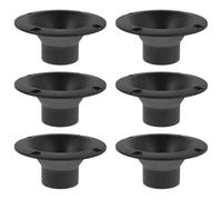 BESTonZON High-frequency Speaker Tweeter Horns 95mm Plastic Audio Horn with Screw Mount for Home Theater and Event Setups 6pcs Compact Sound System Parts