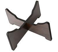 BESTonZON Holder Professional Installation Brown Structure Easy Safe Storage Display Tongue Drum Stand and Wooden Stable Rack for Steel Tongue Drum Performance Practice