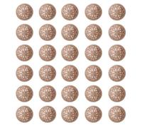 BESTonZON Hollow Buttons for Jacket Metal Button for Coat Stylish Hollow-Out Design Sturdy Sewing Fastener 20Mm Diameter for DIY Clothing Decoration and Craft Projects