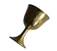 BESTonZON Holy Cup Altar Chalice Religious Sacrifice Tool Pure Copper Brass Metal for Worship Ceremony and Spiritual Decoration