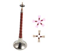 BESTonZON Honghuali Suona Professional Wind Instrument Musical Instrument for Practice in A-key C-key Folk Plastic Reed