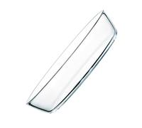 BESTonZON Household Oval Glass Baking Dish Microwave Oven Serving Plate for Fruit Salad Kitchen Use Glass Pan