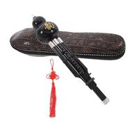 BESTonZON Hulusi C Key Instrument Seven-hole Cucurbit Flute Wind Instrument for Beginners Chinese Style for Boys and Girls Learning Music Color Color