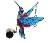 BESTonZON Hummingbird Metal Wind Chimes Small Decorative Outdoor Garden Decor with Soothing Melodious Tones for Patio Balcony Porch and Indoor Use Bird-shaped Ornament