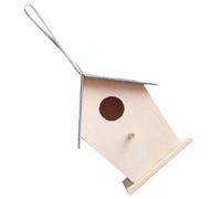 BESTonZON Hummingbirds House Wooden Bird House for Backyard Durable Outdoor Bird Feeder Hanging Nest for Garden Decor