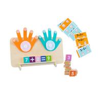 BESTonZON Intelligence Development Plaything Finger Number Counting for Math Learning Addition and Subtraction Teaching Aid Enhances Hand Eye Coordination and Cognitive Skills Suitable for