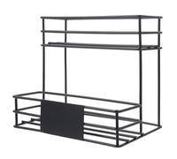 BESTonZON Iron Art Dew Rack - Multi-Functional Syrup Bottle Holder for Kitchen and Bar Storage Solution for Jam Seasoning & Condiment Bottles