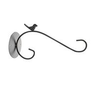 BESTonZON Iron Wall Mounted Flowerpot Stand Decorative Hanging Hook for Indoor Outdoor Plants Heavy Duty Bracket for Hanging Baskets Bird Feeders Lanterns and Garden Decor