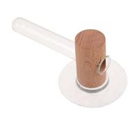 BESTonZON Japanese Minimalist Wall Planter with Wooden Frame and Glass Tubes Hydroponic Vase for Single Stem Propagation Space-saving Hanging Flower Holder for Bathroom Office and Living