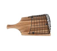 BESTonZON Japanese Style Wall Hanging Flower Basket Vertical Garden Planter with Elegant Iron Frame Space Saving Outdoor Wall Basket for Balcony Patio Garden and Fence Versatile Plant Holder