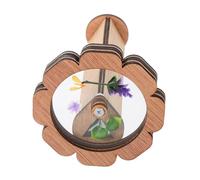 BESTonZON Kaleidoscope Kit for Portable DIY Wooden Kaleidoscope Safe and Fun Visual Experience for Boys and for Outdoor Activities and Travel