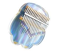BESTonZON Key Crystal Thumb Piano Acrylic Material Kalimba for Beginners Musical Instrument for Men Women Portable Mini Boys and Girls Piano