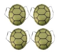 BESTonZON Kids Turtle Shell Toy, 4pcs Tortoise Shell Backpack Green Turtle Sea Animals Dress Up Props Ninja Cosplay Costume Party Toys for Child Kids Carnival Accessories