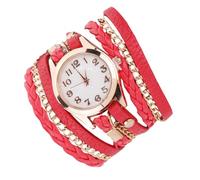 BESTonZON Ladies PU Strap Watch Casual Wrist Watch Classic Style PU Leather Stainless Steel Precise and Accurate Time Skin-Friendly Light Weight Women Wedding 22.01X1.30X0.39In