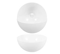 BESTonZON Lampshades and Plastic Shade Lamps Lamp White 3pcs E27 Mushroom Replacement for Decor, Versatile Use Easy to Clean Globe Home Suitable for Ceiling Fans and Wall