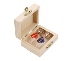 BESTonZON Large Capacity Keepsake Box for Baby's First Hair and Umbilical Cord with Elegant Wooden and Glass Design, Providing Protection and Wide Applicability, for Treasuring Baby's