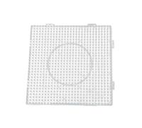 BESTonZON Large Plastic Pegboard Interlocking Hexagon Square Round Patterns Puzzle Tray for Bead Crafts Fine Motor Skill Development Color Sorting Activities