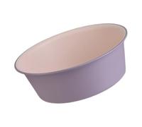 BESTonZON Large round Plastic Foot Soak Tub with Non-slip Base Colorblock Design Pedicure Basin for Home and Salon Use Multipurpose Wash Basin for Laundry Dishwashing and Foot Spa Therapy