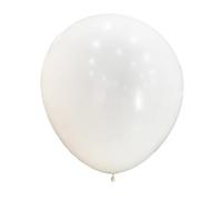 BESTonZON Latex Balloons for Party Latex Balloons Large for Aerial Decoration for Meteorological Science for Investigation White