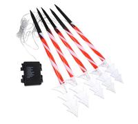 BESTonZON LED Christmas Tree Stake Light Outdoor Holiday Walkway Decoration for Gardens and Patios Easy Installation Christmas Lamp for Festive Displays