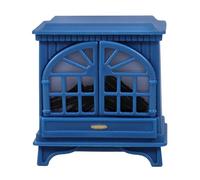 BESTonZON LED Miniature Fireplace for Dollhouse Decorative Tiny House Accessory with Realistic LED Flame Fits Any Corner Stylish Design for DIY Miniature Models and Playsets